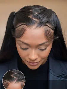 Ready To Go Pre Braided Bob Wig Straight 13x4 Lace Front Wigs Stylist Wig for Ready To Go Use Straight Wig Short Bob Style Lace Front Wig