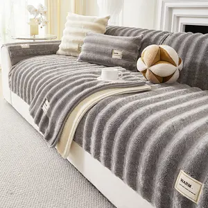 Winter Plush Sofa Cushion, Soft Touch Pet Dog Favorite, Warming Sofa Cover, Suitable for Single to Multi-Seater Sofas, Soft Sofa Protector