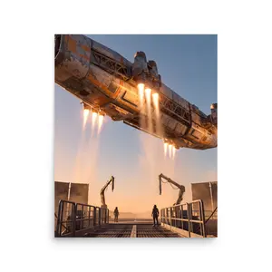 Ground Truth Lift-Off Sci-Fi Poster