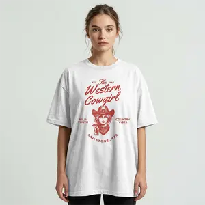 2026 Trendy Short Sleeve T-Shirt, Pure Cotton Loose Oversized Women’s Hip Hop Style Top