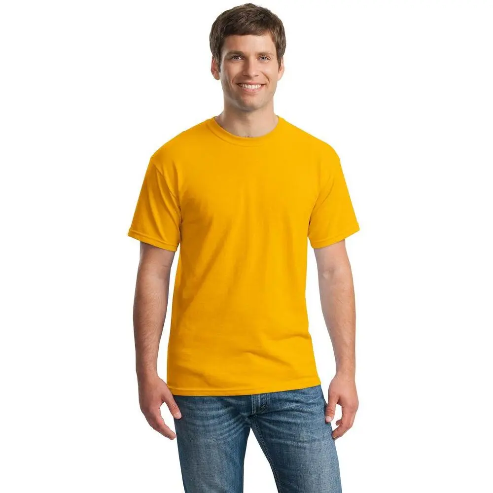Gildan G500 Heavy Cotton T-Shirt, Unisex Classic Fit, Casual Style Crew Neck, Short Sleeve, 5.3 oz., Casual Style Tee, Menswear, 4Xl, Top, Round Neck, Seamless, Preshrunk, Streetwear, Heavyweight, Plain, Shortsleeve