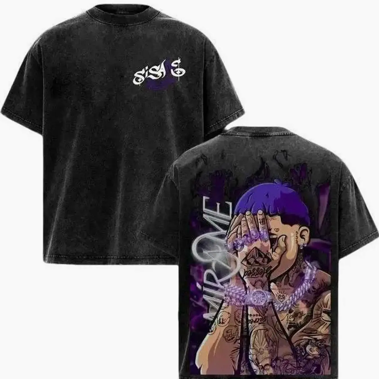 Rapper Blessd SI SABE Album 2025 Tour T-Shirt,Men Women Vintage High Street Fashion Hoodies Unisex Casual Sweatshirts D5L