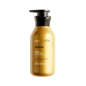 Nativa SPA Quinoa Body Lotion 13.5oz O Boticário Hydrating Moisturizer with Fragrance Vegan Brazilian Skincare for Soft Smooth Skin