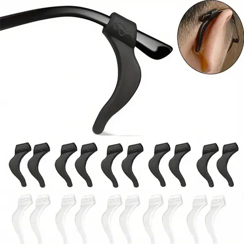 Soft Comfortable Non-slip Glasses Ear Hook, Anti-slip Glasses Ear Hook, Glasses Accessories for Men & Women, Glasses Holder, Glasses Ear Grip, Glasses Holder for Ears, Ear Grips for Glasses