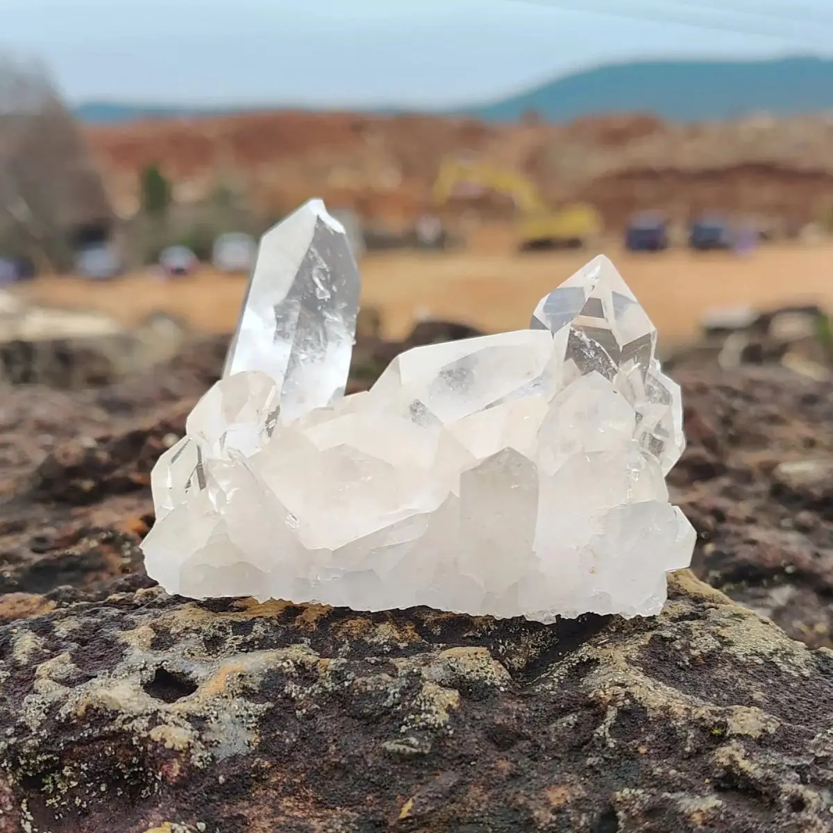 Raw Clear Quartz Cluster