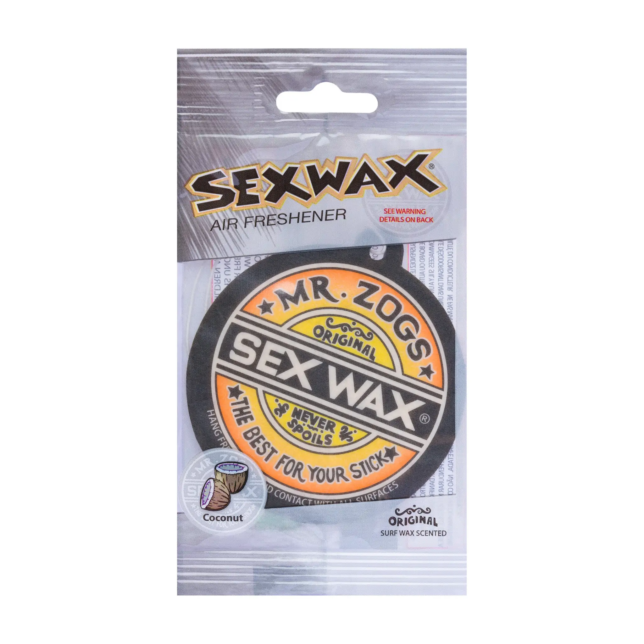 SEX WAX Air Freshener Coconut Scent for Car, Home & Office