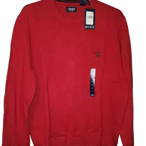Chaps Red Sweater - Brand New Vibrant Red Color Medium Fit for Casual Wear or Layering