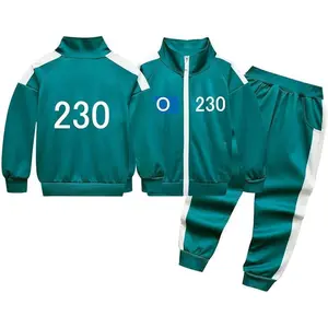 TrackSuitCostumefor100DaysofSchoolPartyCosplay-2-PieceUnisexFunnyKoreanClassicJumpsuitSetwith