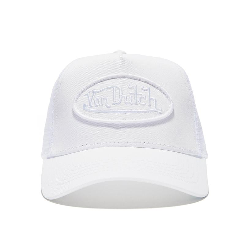 Von Dutch Classic Trucker Hats - Adjustable Snapback Cap with Embroidered Logo in Assorted Colors Von Dutch Classic Trucker Hats - Adjustable Snapback Cap with Embroidered Logo in Assorted Colors
