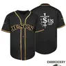 Men's "JESUS" Stitched Baseball Shirt, Casual Short Sleeve V-Neck Comfortable Breathable, Button Front T-Shirt, Sports Tops, Sportswear Shirt, Outdoor Sports & Games, Parties,Unisex, All Seasons, Jersey Shirts