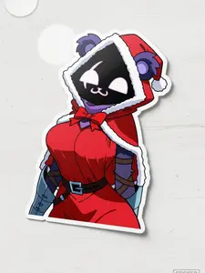 Christmas Raven Team Leader Sticker Anime