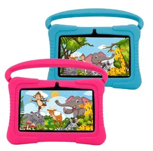 2026 New upgrade  Kids Tablet, 7-inch Android 32GB WiFi Tablet for Toddler, Learning Tablet with IWAWA App, Children's Tablet with Silicone Case Graphics Cellphone Anti-drop silicone case, Great Holiday Gift for Teens & Kids