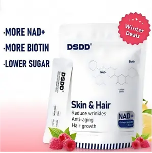 DSDD 10000 NAD+ Advanced Biotin Fruit Flavor Drink Mix for Antioxidant Support GlassSkin Energy Focus Vitamin Supplement