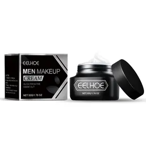 Mens BB Cream Face Base – Moisturizing & Hydrating Skincare, Natural Coverage for Imperfections, Brightening & Glow Effect, Easy Daily Grooming for Lazy Men