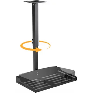 Projector Ceiling Mount - Sturdy & 360? Rotation Ceiling Projector Mount for Seamless Projection, Holds up to 11lbs,  for  Theater Or Office Setup