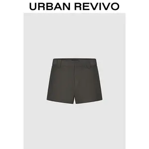 URBAN REVIVO Shorts UWG650040 Casual Outfit 2025 Women Clothing Girl Elegant Fashion Trendy and Versatile OOTD Womenswear Bottom