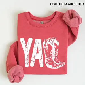 Y'All Western Country Sweatshirt, Retro Vintage Yall Shirt, Cowboy Western Rodeo Shirt, Cowboy Boots, Country Graphic Shirt