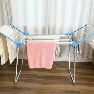 1pc Folding Hanging Clothes Rack, Heavy Duty Clothes Drying Storage Rack, Household Space Saving Storage And Organization For Balcony, Bedroom, Closet, Wardrobe, Home, Dorm