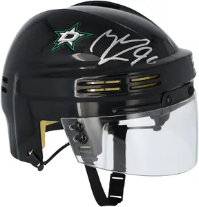 Mikko Rantanen Dallas Stars Autographed Black Mini Helmet - Fanatics Authentic Certified
