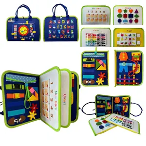 Channie’s Busy Quiet Book For Hands On Learning for Beginning Learners