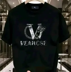 Men's Cotton Crew Neck T-Shirt, Casual Daily Wear Short-Sleeve Top for Men Menswear Tshirt Crewneck