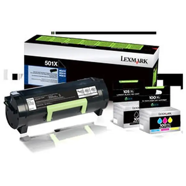 Lexmark Original Laser Toner Cartridge Black Pack