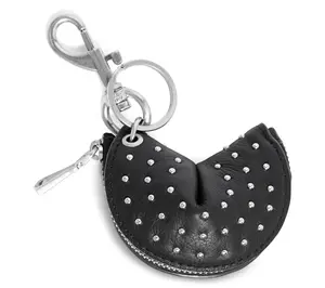 Aimee Kestenberg Fortune Cookie Leather Zip BagCharm