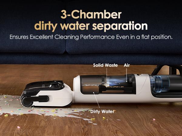 Tineco FLOOR ONE Switch S6 Stretch Breeze, Multi-Function Cleane, 180° Lay-Flat, Flashdry Self-Cleaning, Anti-Tangle Design