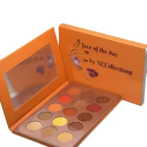 Nccollections Face of the Day Eyeshadow Palette with 15 Vibrant Colors for Makeup Enthusiasts