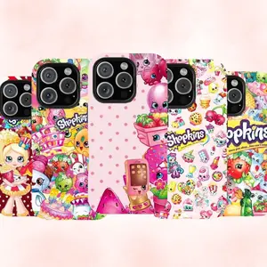 Shopkins Cartoon Print Phone Case, Compatible with iPhone X, 11, 12, 13, 14, 15, 16, 17 & more