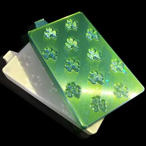 Lucky Clover Magnetic Diamond Painting Tray,Glitter Resin Bead Sorting Tray for DIY Diamond Art Accessories