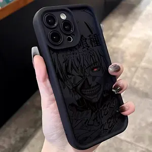 Anime cool Tokyo Ghoul Phone Case Suitable for iPhone 17 16e 16 15 14 13 12 11 Mini Pro Max Air X XR XSMAX 8 7 Plus Anti Fall Soft TPU Back Cover