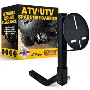 UTV Hitch Spare Tire Mount 2 Piece Assembly