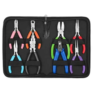 8pcs Jewelry Making Pliers Tools, Jewelry Making Pliers Tools, Micro Jewelry Pliers Set Jewelry Making Kit for Jewelry Repair, Wire Wrapping, Crafts, Jewelry Making Supplies