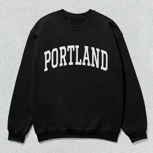 Portland Sweatshirt Collegiate Crewneck Sweater Unisex