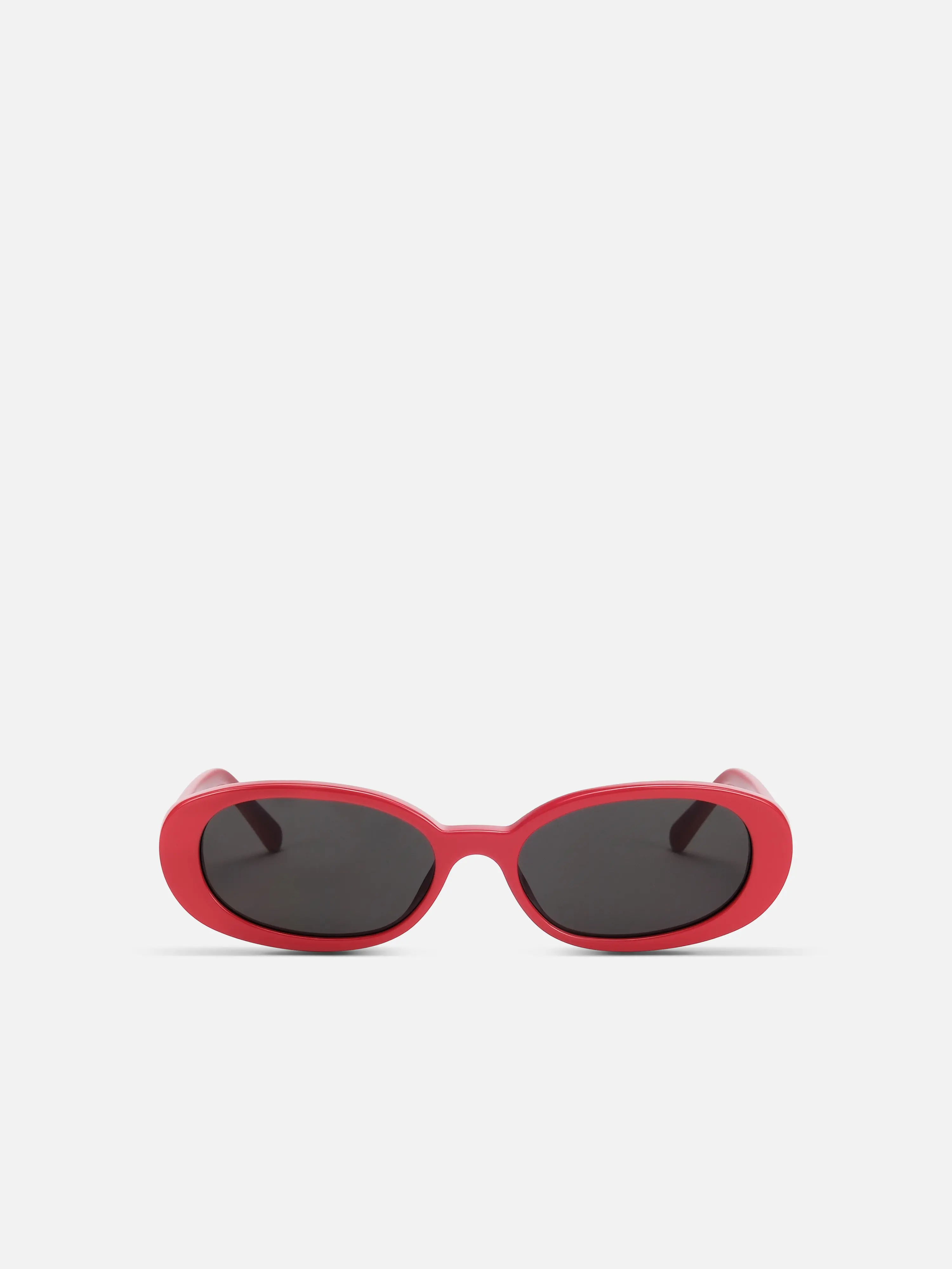 MARILYN in Red Acetate Grey Lens Sunglasses by ALAN HAMMOND
