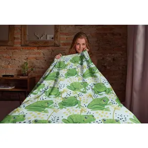 Goblincore Frog Blanket Sherpa Fleece Blanket Fairycore Cottagecore Decor Goblincore Decor Aesthetic Blanket Fairycore Cottage Core Bedding