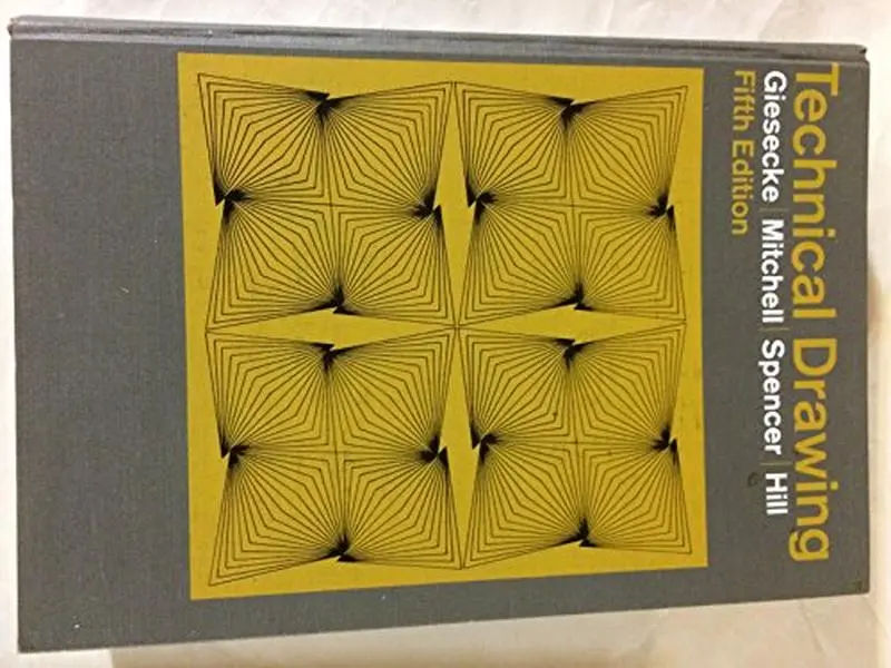 USED Book - Technical Drawing - Fifth Edition by Frederick E. et al. Giesecke (Hardcover) - english