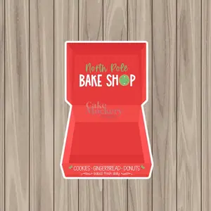 Printed Die-Cut Cookie Card - Bakery Box - 4.25"x 6.25"