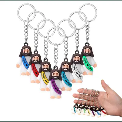 Jesus Plush Doll Keychain TikTok Shop