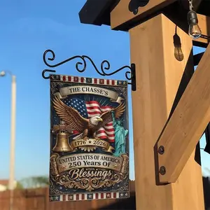 USA 250th Anniversary Garden Flag _ Patriotic American Eagle Design _ Weather-Resistant Polyester _ Commemorative Yard Decor Gift