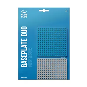 Plus-Plus USA - Baseplate Duo - Gray and Blue