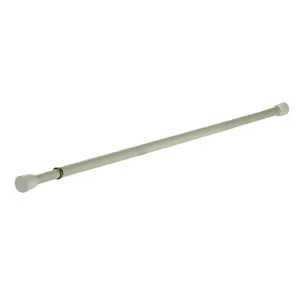 212 MAIN Kenney Manufacturing Company KN630-1 Round Tension Rod, 18 to 28 in., White