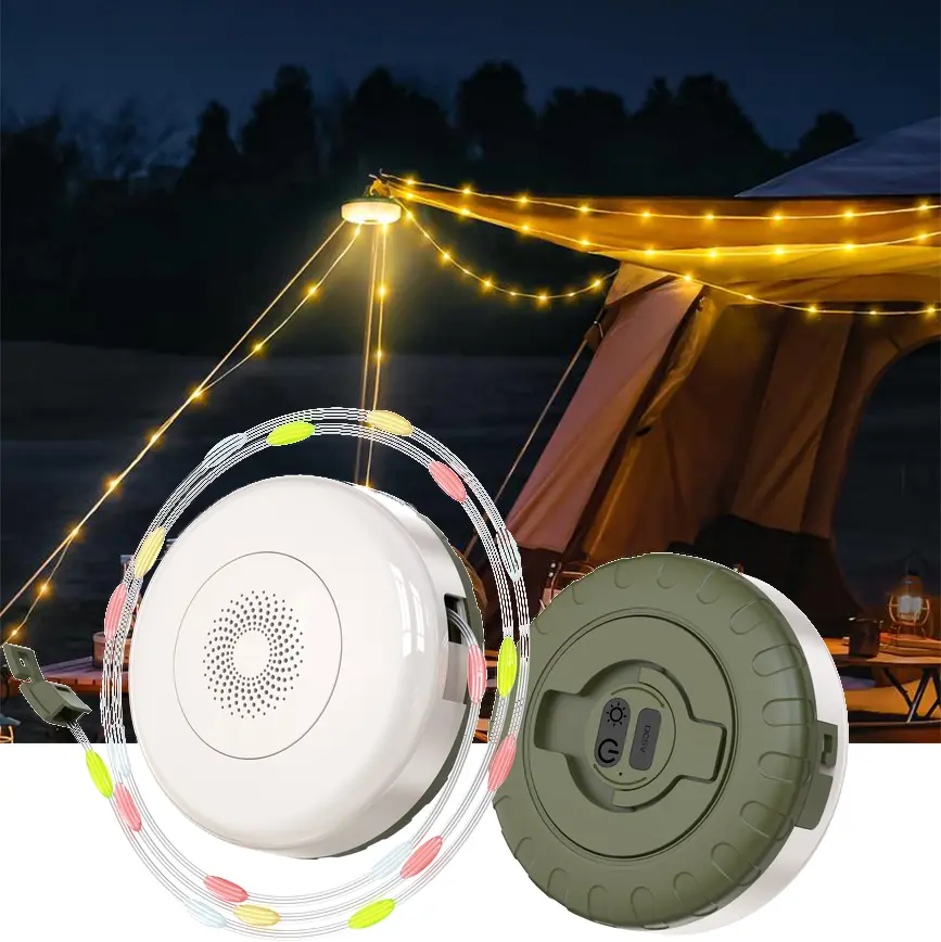 Afootry Halloween Camping String Lights - Outdoor USB Charging Lights with 5 Lighting Modes, 30s Quick Recovery, Durable, Waterproof, Portable for Hiking