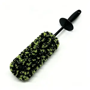 Portable wheel hub cleaning brush, suitable for multiple parts of the vehicle, making car washing effortless and efficient.