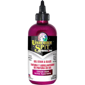 Unicorn Spit Concentrated Gel Stain and Glaze Sparkling Starling Sasha 8.0 Fl Oz