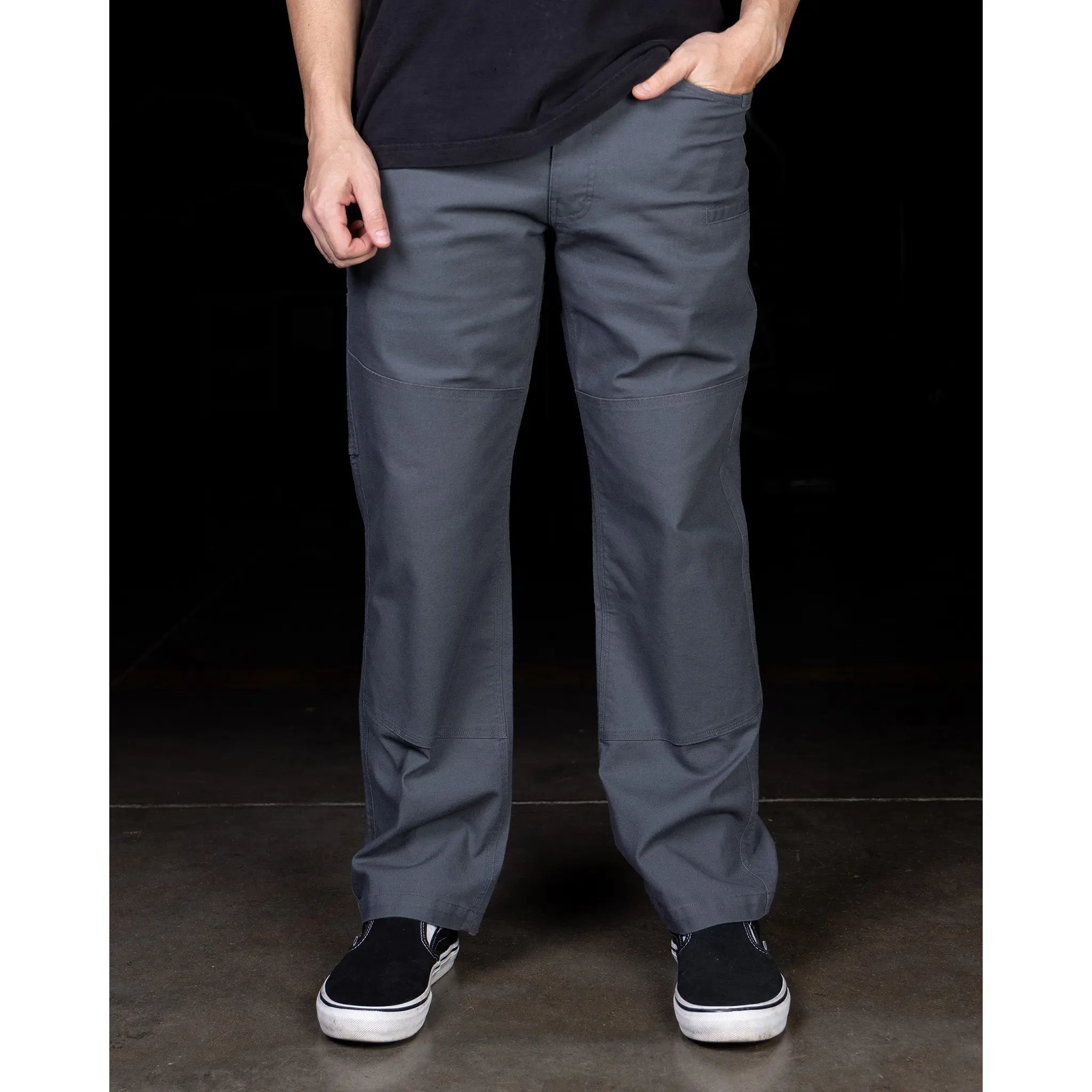 Canvas Work Pants - Gray