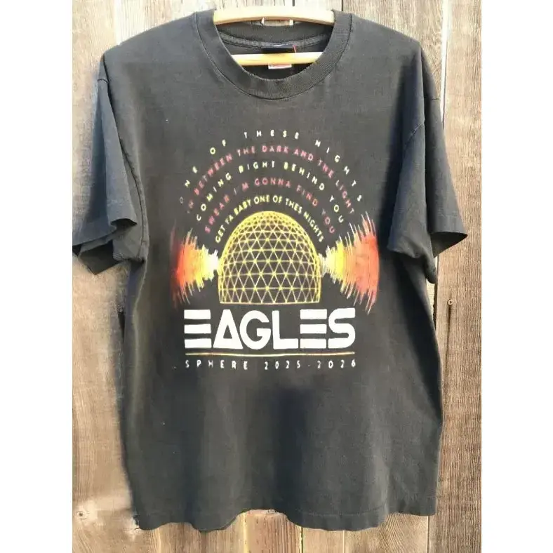 Eagles Live At Sphere Las Vegas Tour 2025 Charcoal Unisex T shirt S-5XL