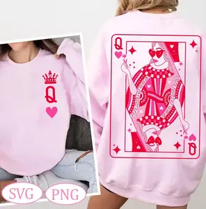 Queen pink crewneck sweat shirt