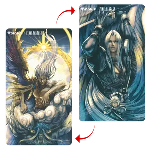Magic: The Gathering®—FINAL FANTASY™ Sephiroth, Fabled SOLDIER / Sephiroth, One-Winged Angel Double-Sided Playmat